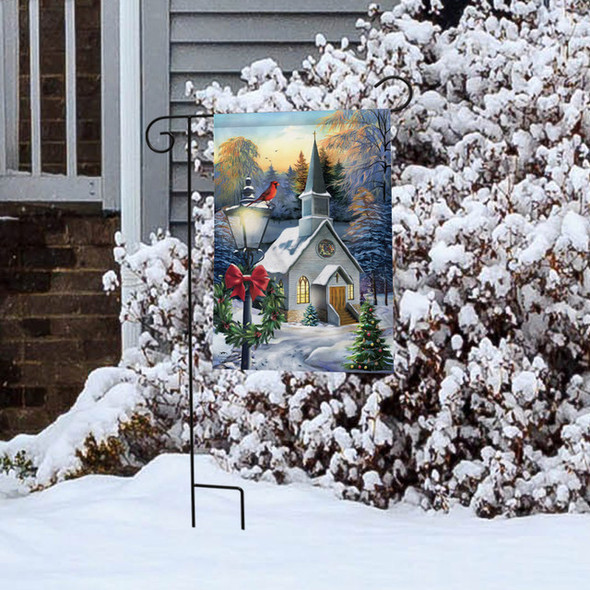 COME ALL YE FAITHFUL GARDEN FLAG