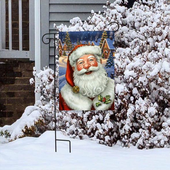 JOLLY SANTA GARDEN FLAG