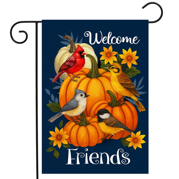PUMPKIN PATCH FRIENDS GARDEN FLAG