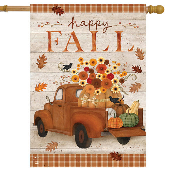 FALL BOUNTY TRUCK HOUSE FLAG