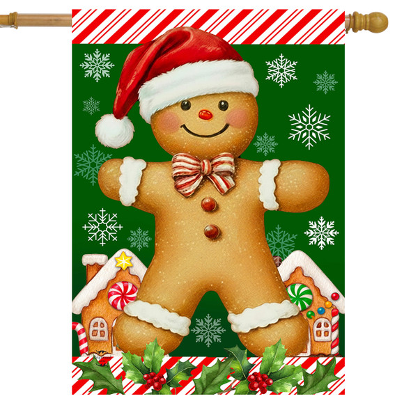 GINGERBREAD LANE HOUSE FLAG