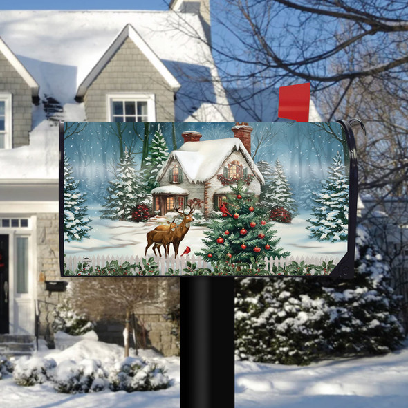 WINTER WONDERLAND HOME MAILBOX COVER