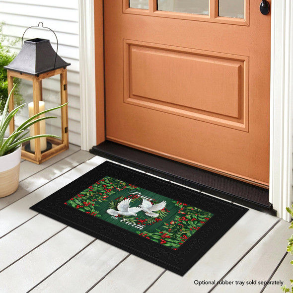 WINTER WELCOME SNOWMAN MINI MAT
