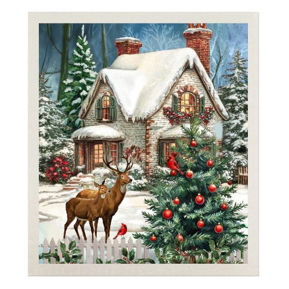 WINTER WONDERLAND HOME SWEDISH DISHCLOTH