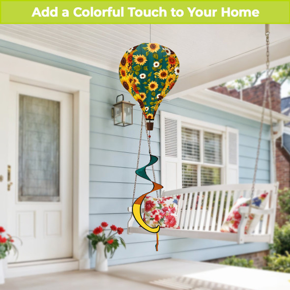 FALL WELCOME SUNFLOWERS HOT AIR BALLOON