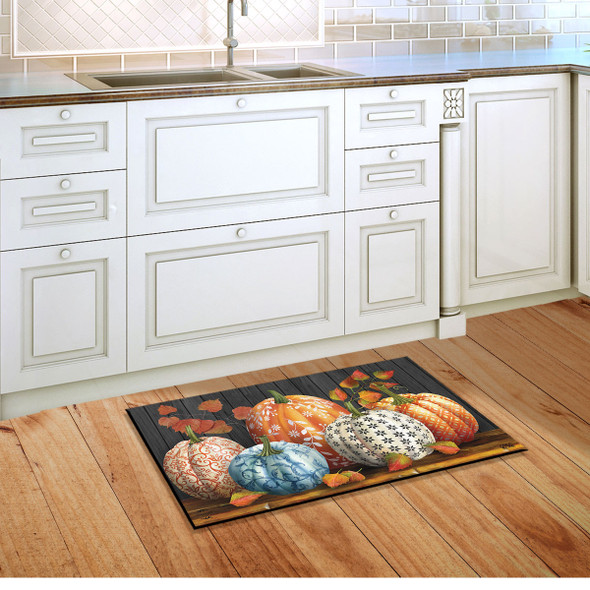 ELEGANT PUMPKINS HOME DOORMAT