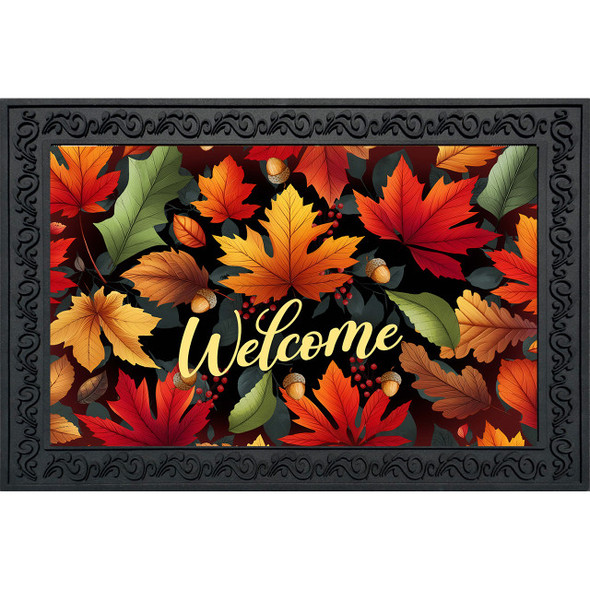 AUTUMN COLOR LEAVES DOOR MAT