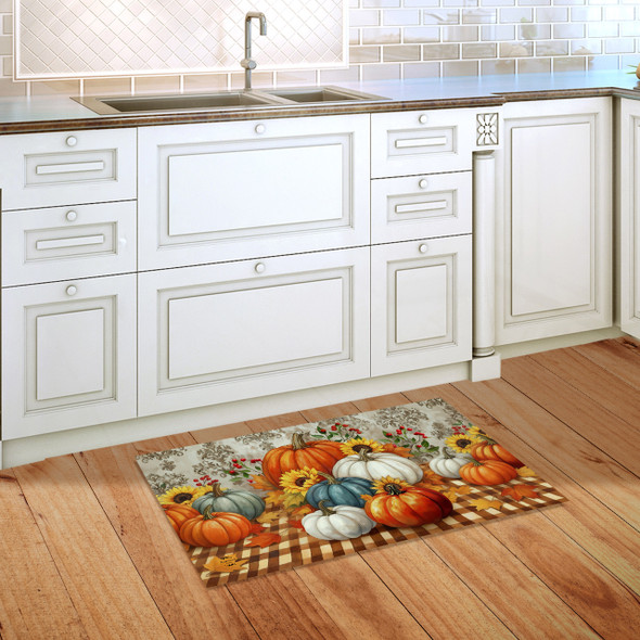 PUMPKIN HARVEST DOORMAT