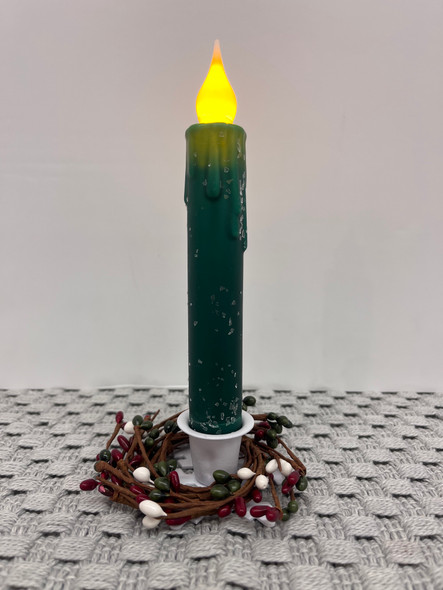 7" TIMER TAPER CANDLE PINE DIAMOND DUST (157166-743-7)