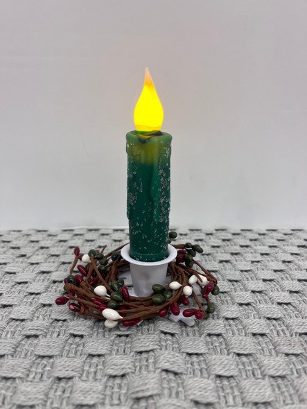 4" TIMER TAPER CANDLE PINE DIAMOND DUST (157165-743-4)