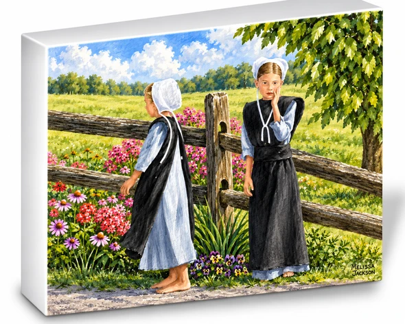 AMISH SPRING DAY-3D
