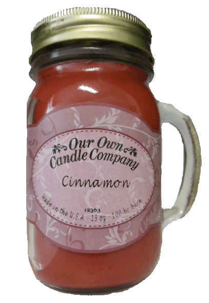 Cinnamon Mason Jar Candle - 13 oz.