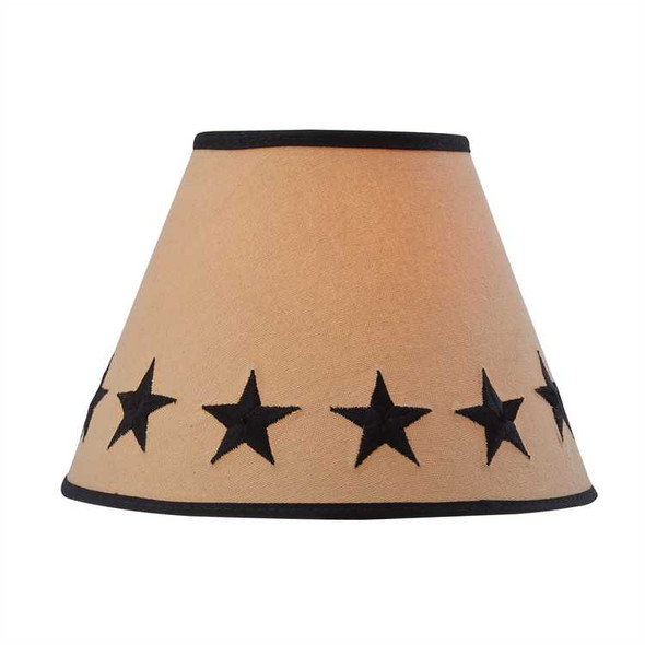 Black Star Embroidered Shade 