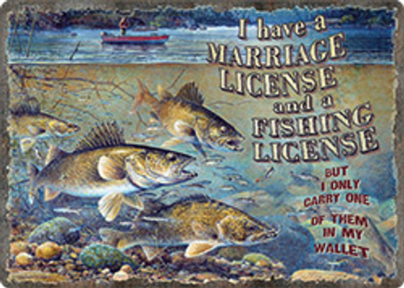 Marriage and Fishing License