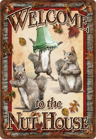 Nut House Tin Sign