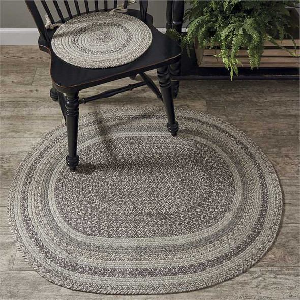 Mill Village Braided Oval Rug - 32x42