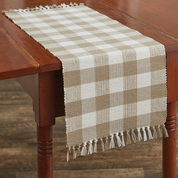 Wicklow Natural Table Runner 13"x36"