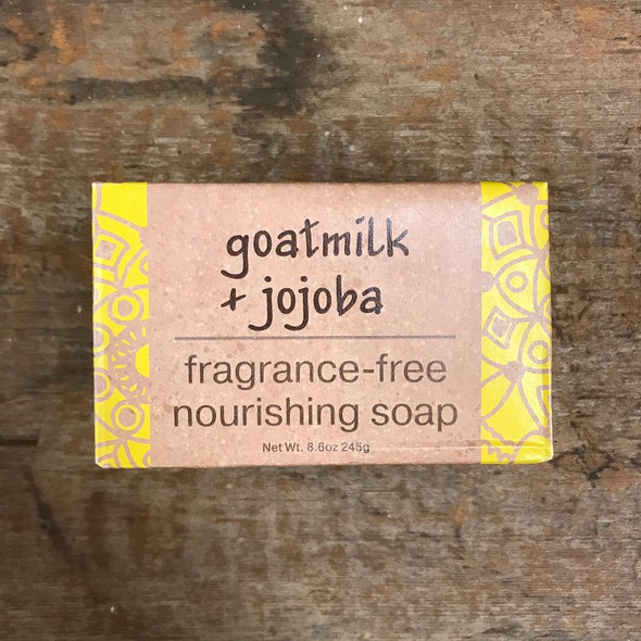 Goatmilk + Jojoba Fragrance Free Soap