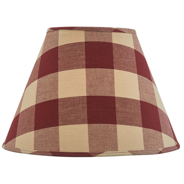 Wicklow Check Lampshade 12" - Garnet