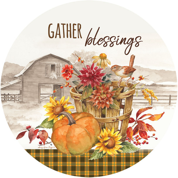 GATHER BLESSSINGS ACCENT MAGNET