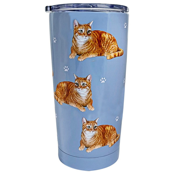 TABBY ORANGE SERENGETI TUMBLER