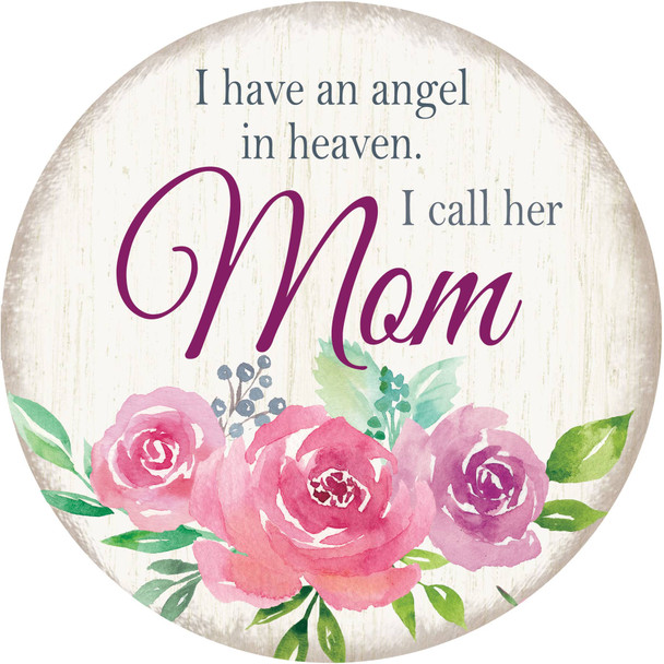 ANGEL IN HEAVEN MOM ACCENT MAGNET