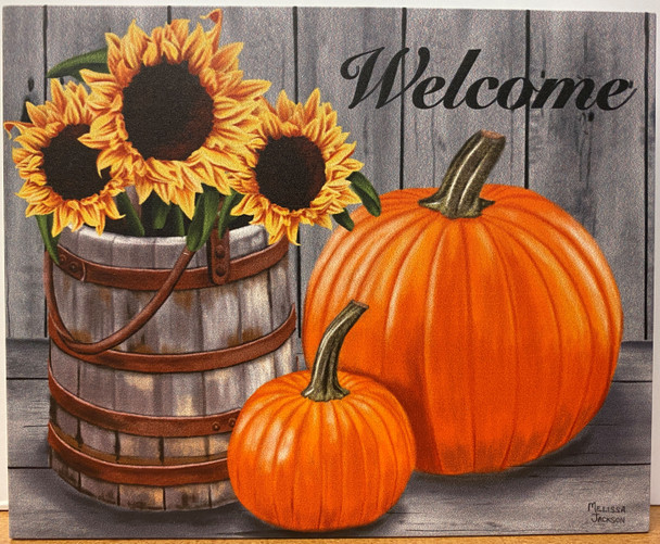 WELCOME FALL SHELFIE-4.5"X5.5" BLOCK ART