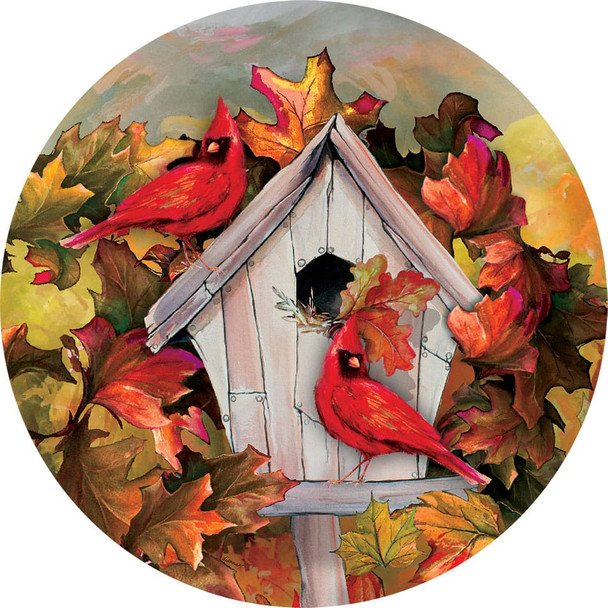 FALL CARDINAL ACCENT MAGNET