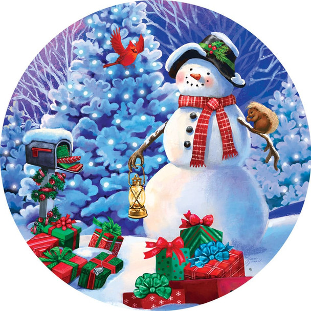 MAGICAL SNOWMAN ACCENT MAGNET 