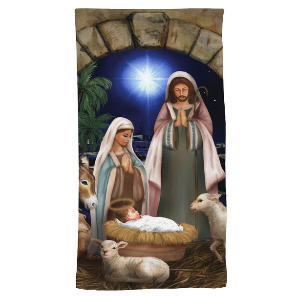 AWAY IN A MANGER HAND TOWEL