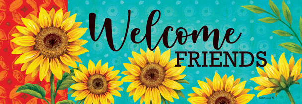 SUNFLOWER WELCOME SIGNATURE SIGN