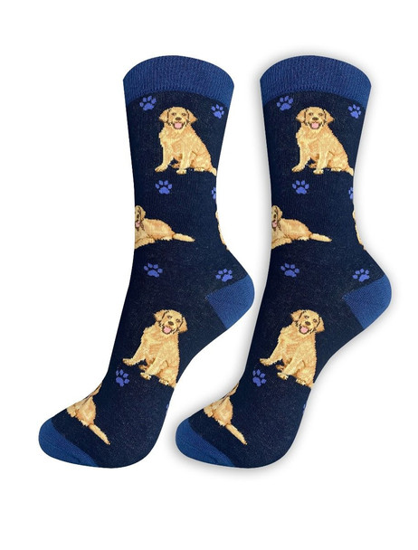 GOLDEN RETRIEVER SOCKS FULL BODY DOG