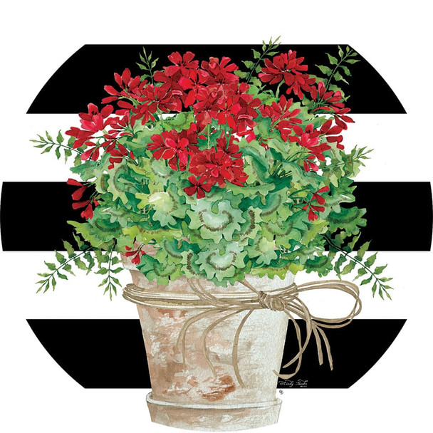 GERANIUM BUCKET ACCENT MAGNET