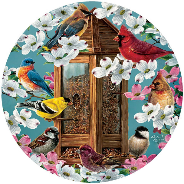 SONGBIRDS FEEDER ACCENT MAGNET