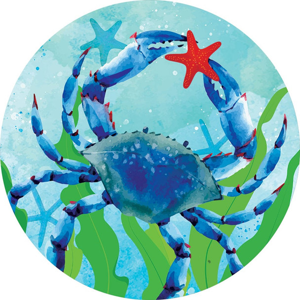 CRAB AND STARFISH ACCENT MAGNET