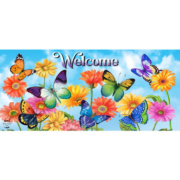 FLUTTERING BUTTERFLIES MINI MAT 