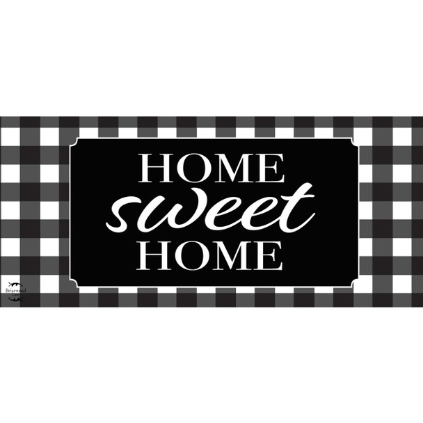 HOME SWEET HOME CHECKERS MINI MAT