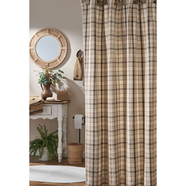 EDGEWOOD SHOWER CURTAIN 72X72