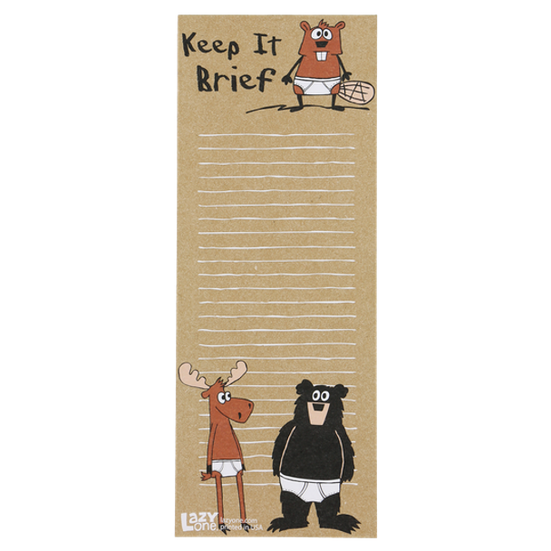  KEEP IT BRIEF NOTEPAD