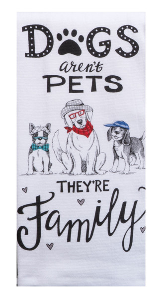 DOG FAMILY DUAL PURPOSE TOWEL