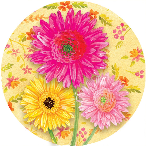 GERBERAS ACCENT MAGNET