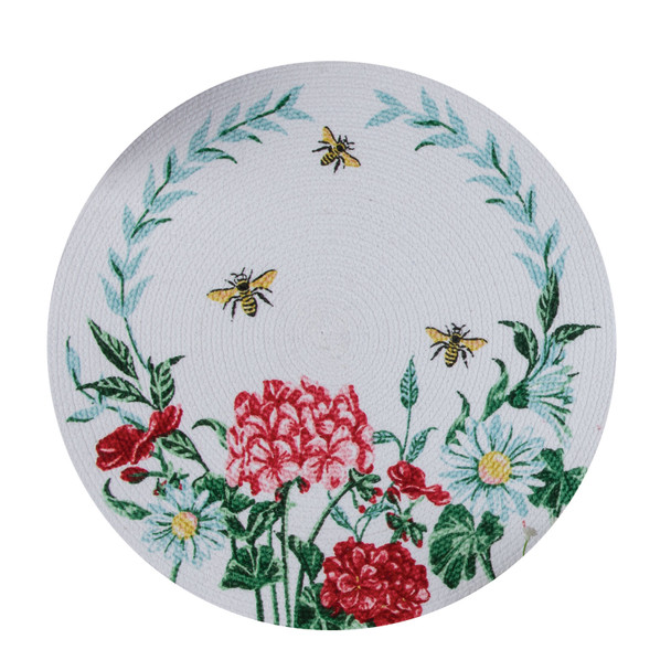 Blossoms & Bees Braided Placemat