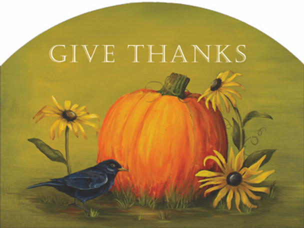 GIVE THANKS SMALL SLIDER PLAQUE