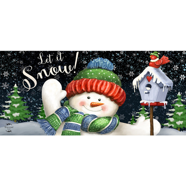 SNOW TIME SNOWMAN MINI MAT