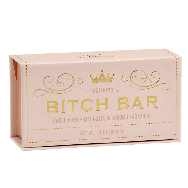 B*TCH BAR SWEET MUSK & MAGNOLIA BLOSSOM SCENTED BAR SOAP