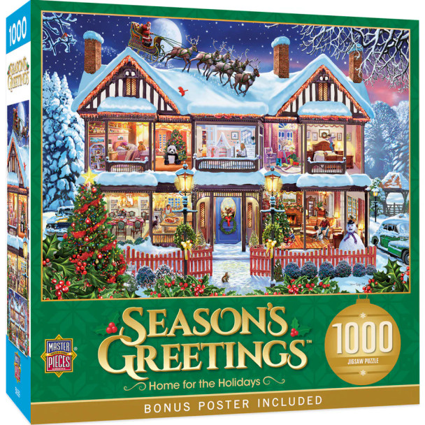 HOME FOR THE HOLIDAYS PUZZLE - 1000 PC
