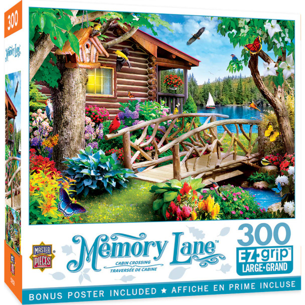 CABIN CROSSING PUZZLE - 300 PC