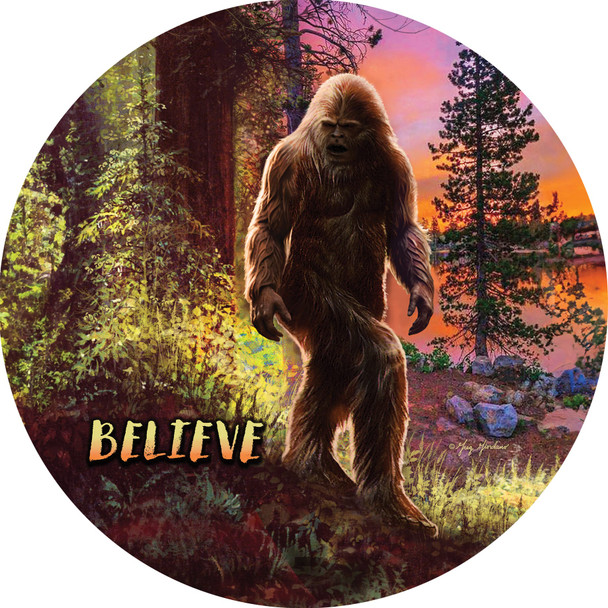 BIG FOOT BELIEVE ACCENT MAGNET