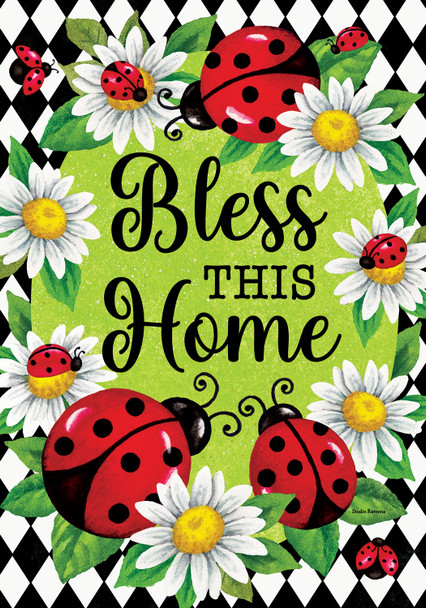 LADYBUG DIAMOND STANDARD FLAG
