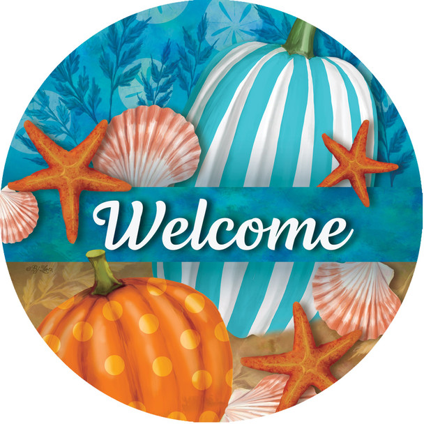 BEACHY AUTUMN ACCENT MAGNET